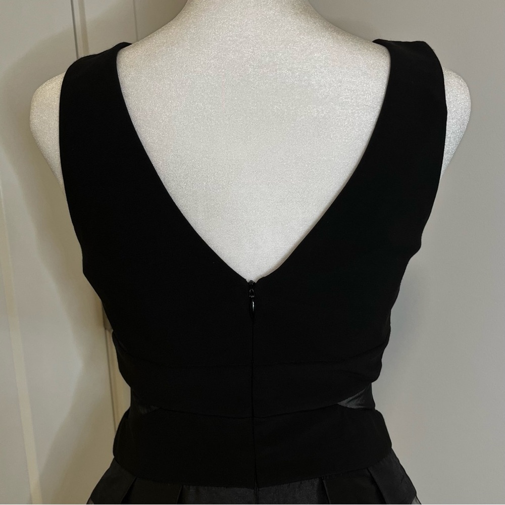 Xscape Black and Silver Crinoline Dress - Size 4 - FREE SHIPPING on Bundles $95+ - Picture 5 of 13